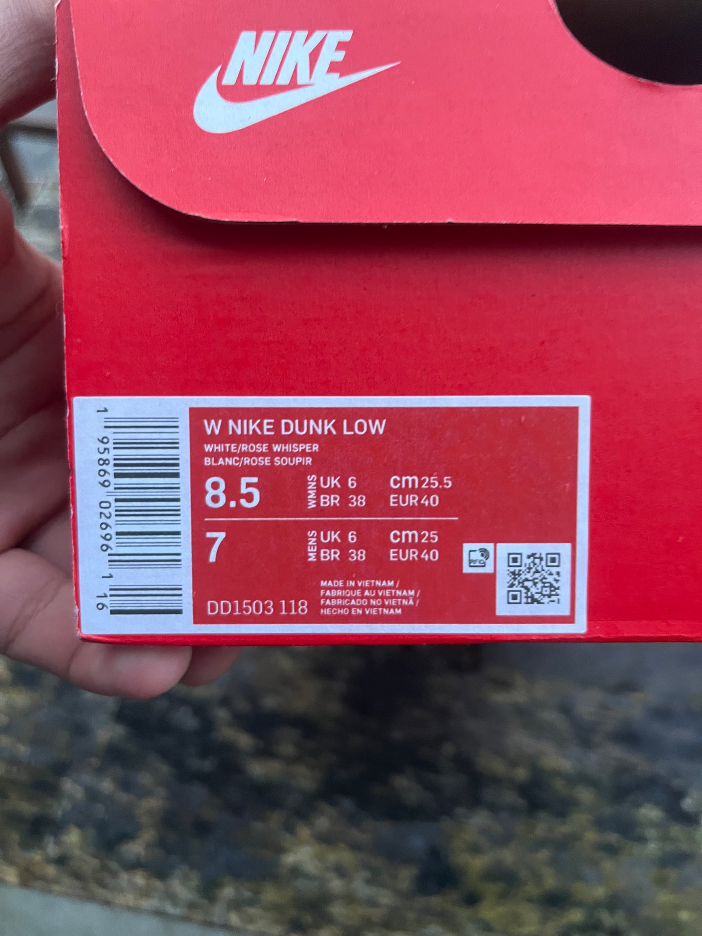 Nike Dunk Rose Whisper
